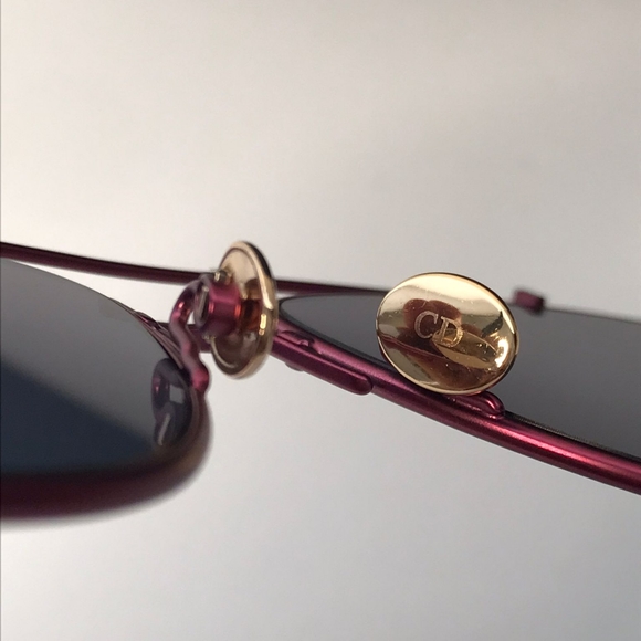 New - 💯 original DiorTechnologic Mirrored Metal Sunglasses, Matte Red/Blue - Picture 12 of 14